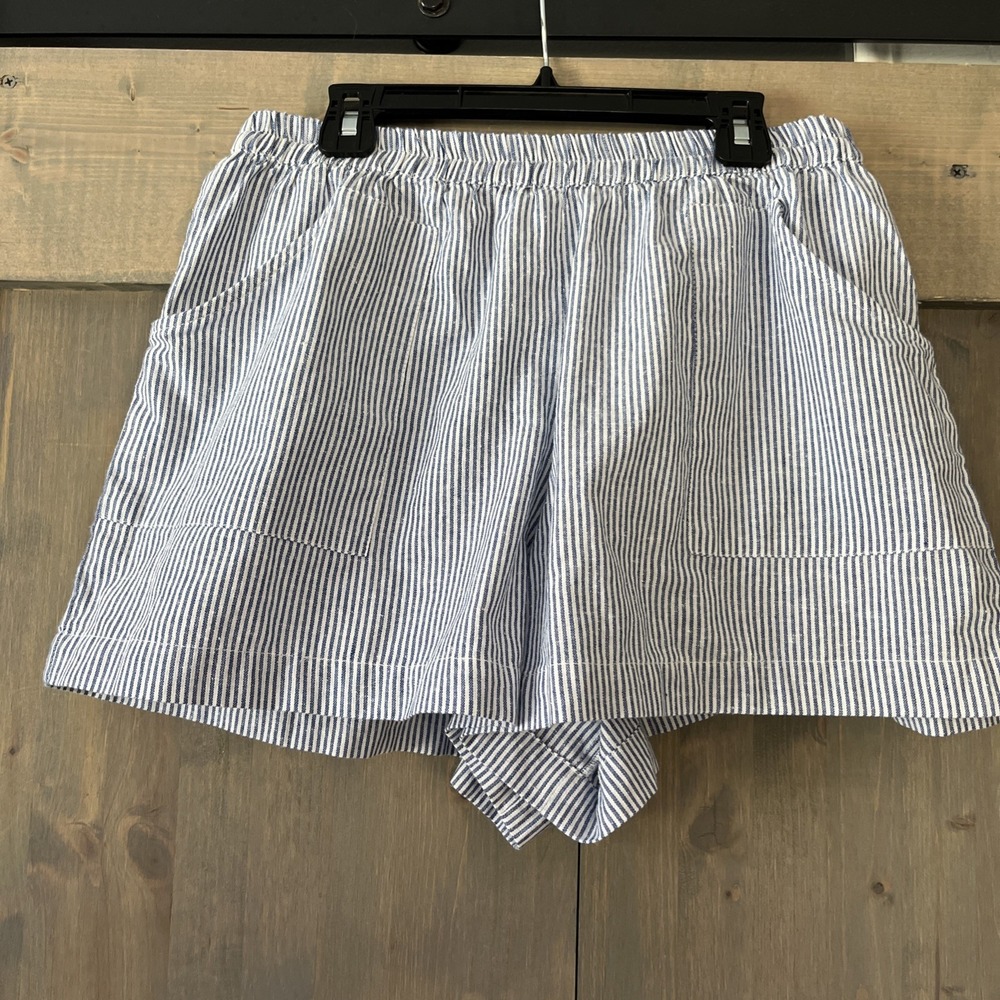 Live 4 Truth Shorts Women's Size Sm Blue White Stripes Lightweight Flowy Boho